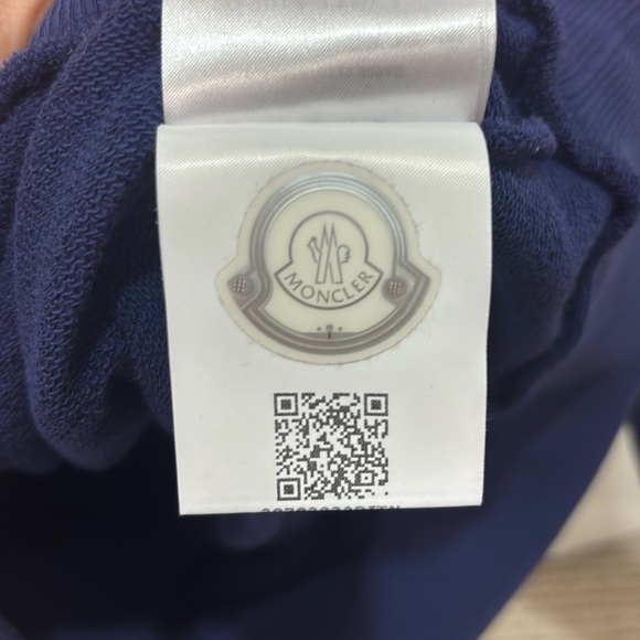 Boys Moncler Red and Blue Color-Block Sweater - Picture 4 of 4